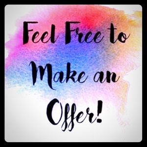 Reasonable offers always welcome!!